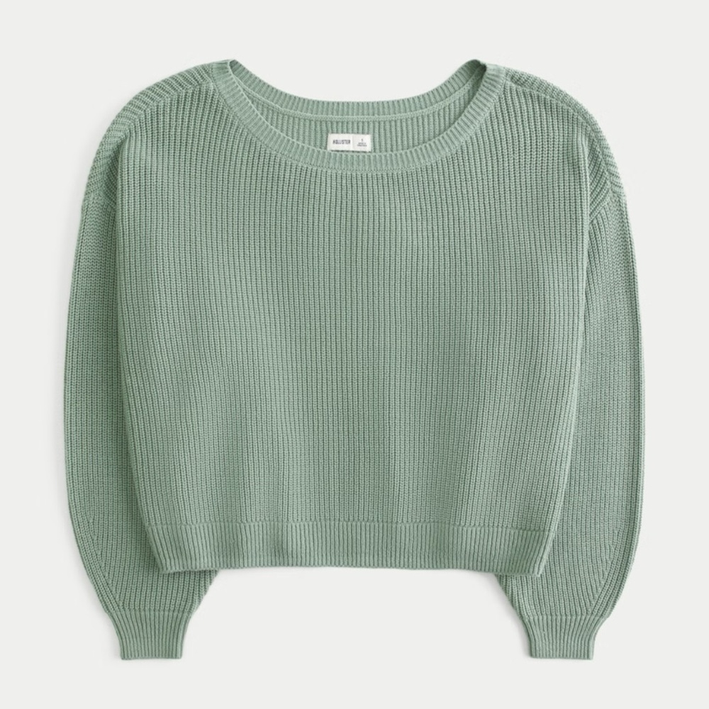 HOLLISTER SLOUCHY OFF-THE-SHOULDER SWEATER